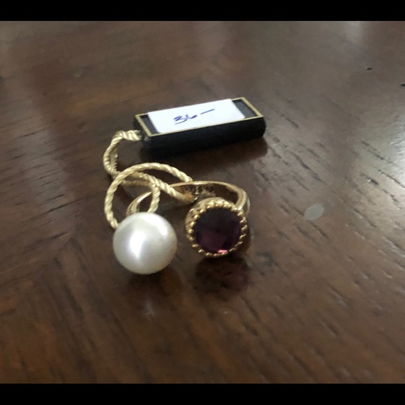 Amanda Ring with Pearl and Amethyst stone - Picture 3 of 6